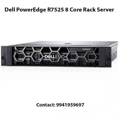 Dell PowerEdge R7525 8 Core Rack Server price in hyderabad, chennai, tamilnadu, india