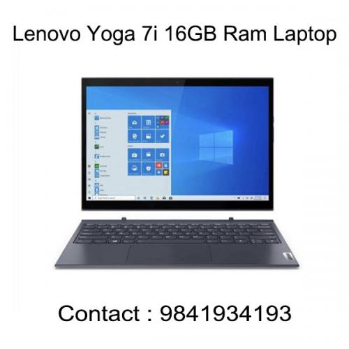 Lenovo Yoga 7i 16GB Ram Laptop price in hyderabad, chennai, tamilnadu, india