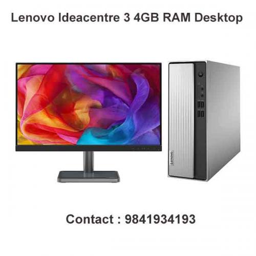 Lenovo Ideacentre 3 4GB RAM Desktop price in hyderabad, chennai, tamilnadu, india