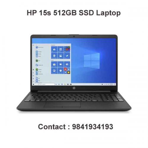 HP 15s 512GB SSD Laptop price in hyderabad, chennai, tamilnadu, india