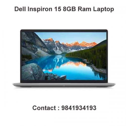 Dell Inspiron 15 8GB Ram Laptop price in hyderabad, chennai, tamilnadu, india