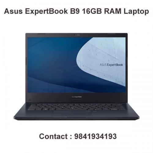 Asus ExpertBook B9 16GB RAM Laptop price in hyderabad, chennai, tamilnadu, india