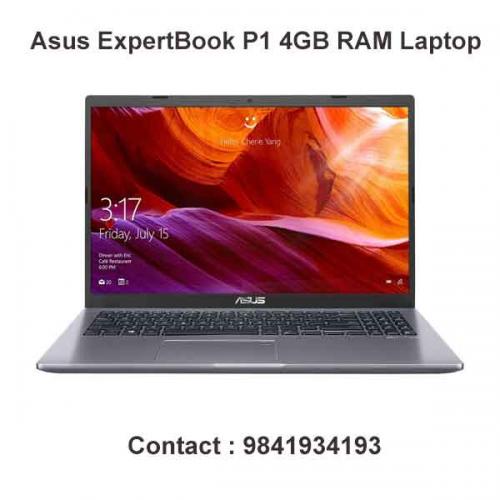 Asus ExpertBook P1 4GB RAM Laptop price in hyderabad, chennai, tamilnadu, india