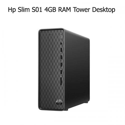 Hp Slim S01 4GB RAM Tower Desktop price