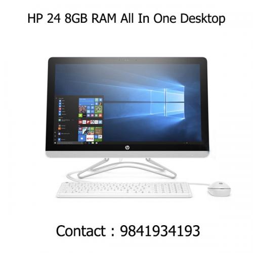 HP 24 8GB RAM All In One Desktop price in hyderabad, chennai, tamilnadu, india