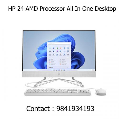 HP 24 AMD Processor All In One Desktop showroom in chennai, velachery, anna nagar, tamilnadu