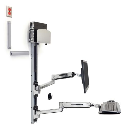 Ergotron LX Sit Stand Wall Mount System price