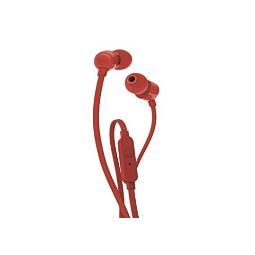 JBL T110 Wired In Red Ear Headphones price in hyderabad, chennai, tamilnadu, india