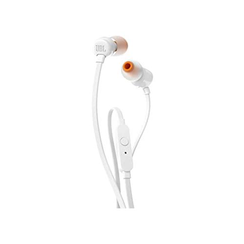 JBL T110 Wired In White Ear Headphones price in hyderabad, chennai, tamilnadu, india